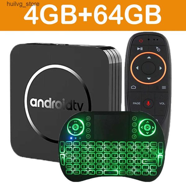 Android 14 TV Q11 8K Set Top Box Allwinner H3 HD 6K Fast 2.4G Wifi Google Assistant Youtube Smart Streaming 4K Media Player J241218