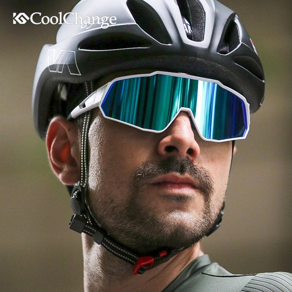 Outdoor Eyewear CoolChange Polarized Cycling Glasses Running Riding UV400 Bike Sunglasses Outdoor Sports MTB Bicycle Goggles Eyewear Men Wom