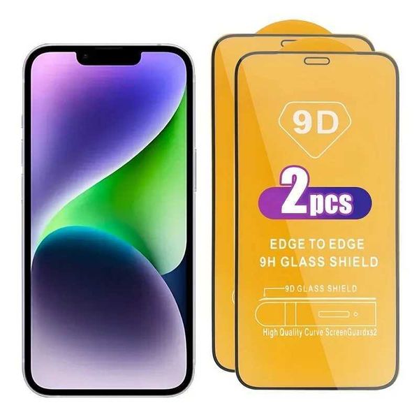 New Arrival 2Pcs 9H Tempered Glass for iPhone 11 Pro Max 12 Mini 13 Pro Screen Protector For IPhone 14 Pro Max 15 14 Plus Glass Film T250116