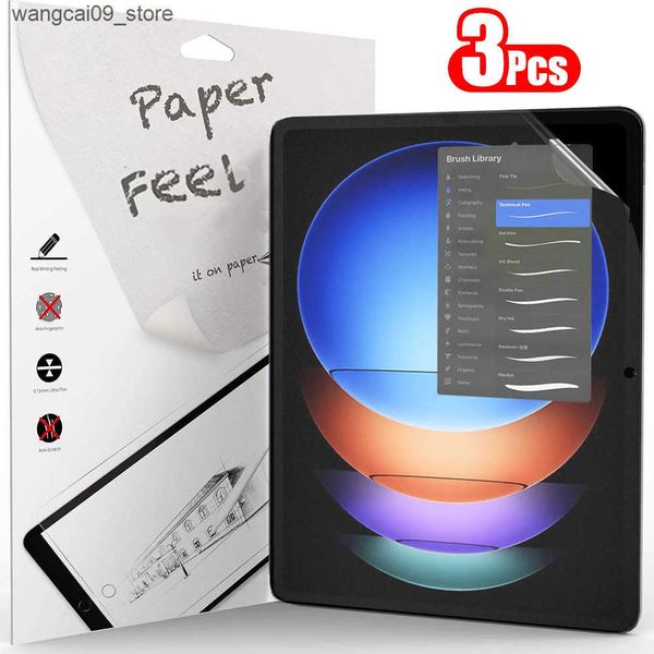 Tablet PC Screen Protectors 3Pcs Paper FeelLikeScreenProtector ForPad 6 11 inch 6s Pro 12.4 pad 5 pro Matte Film NoGlass J241216