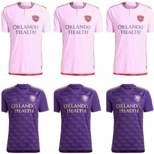 24 25 Orlando SC soccer jerseys City 2024 2025 JANSSON Pato Kara Pereyra F.Torres PEREA football shirts home away top thailand quality unifo