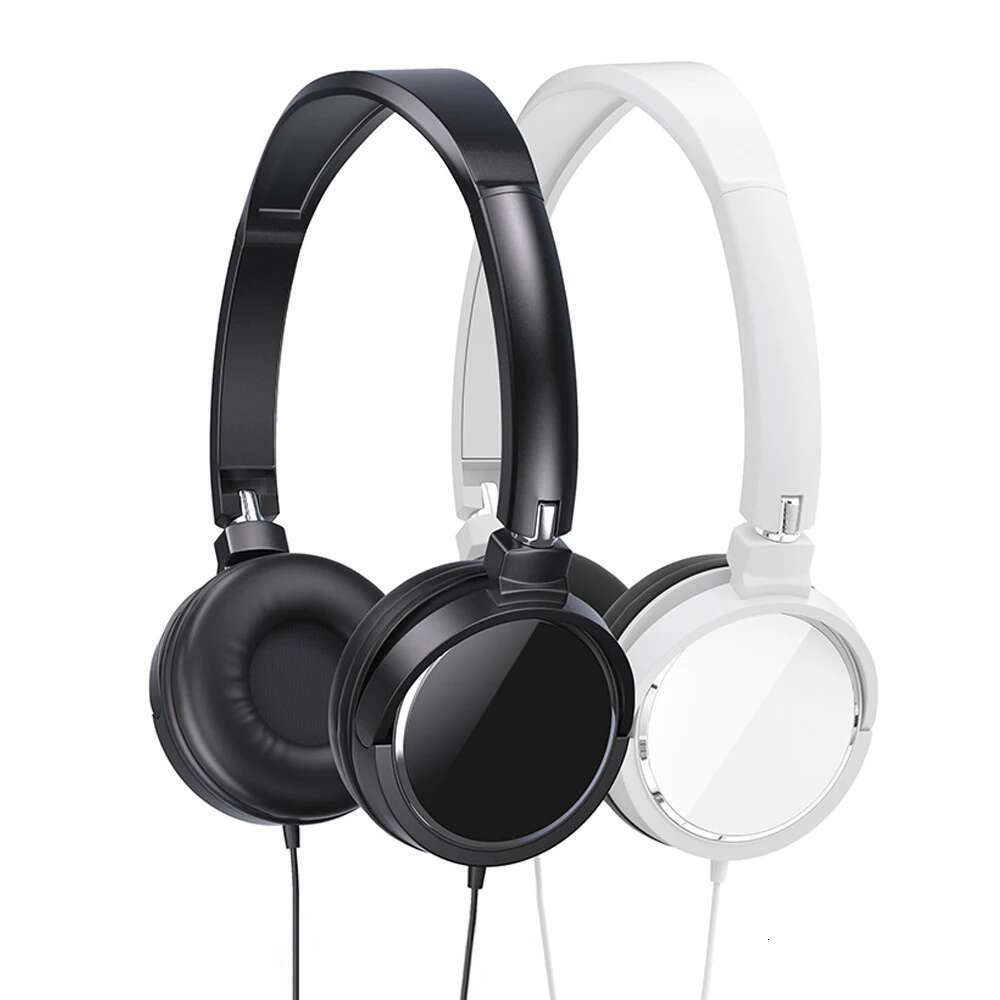 Wired 3 5mm Bass Stereo Foldable With Microphone Adjustable Suitable For Pc Mp3 Mobile Headphones