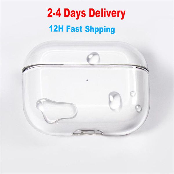 wholesale For Airpods pro 2 Headphone Cases Accessories 4 5 6 generation airpod pros 3 Solid Silicone Cute Protective Cover volume control E
