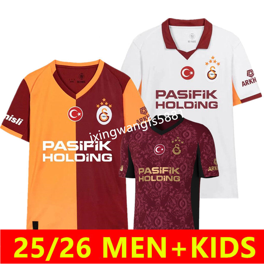 2025 2026 ICARDI Galatasaray Home away THIRD shirts SANE ZIYECH OSIMHEN BARIS YUNUS SALLAI soccer jerseys 25 26 MERTENS MATA Men football shirts