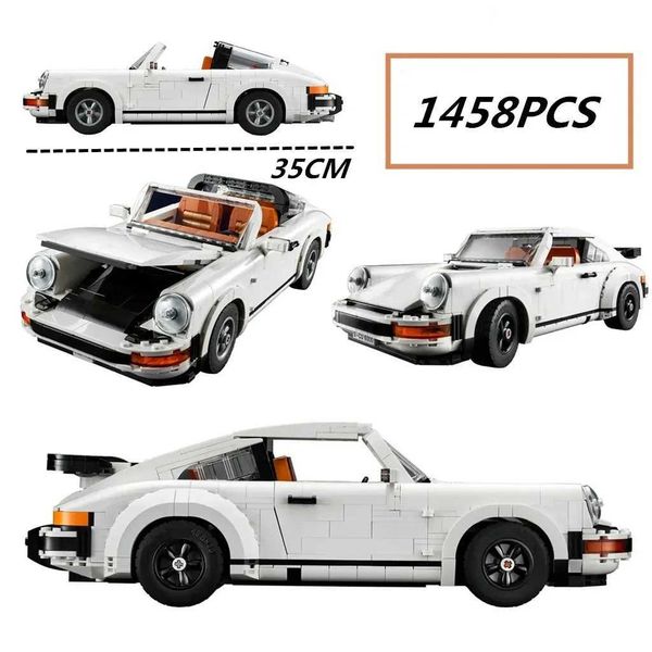 Icons Technical 911 Retro Car Model Building Blocks Set 2in1 Race Model Kit for Adults and Teens Toys Christmas Gifts Idea DiyC250121