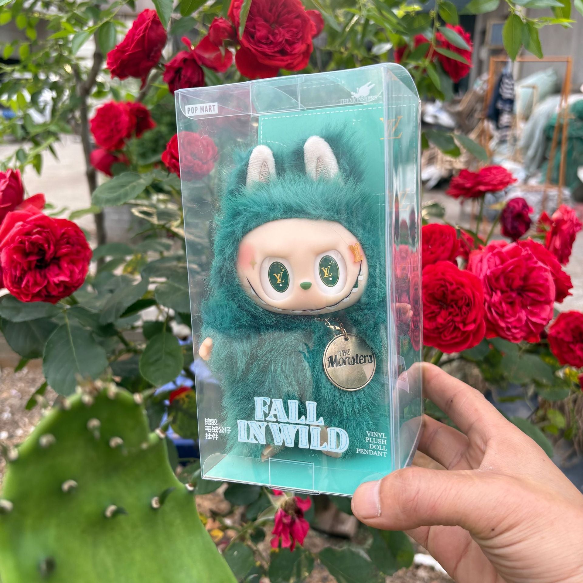 High Quality Plush Dolls Macaron The Monsters Labubu Sitting Party Vinyl Plush Blind Box Decorative Surprise Box Pendant Decoration Doll Collection