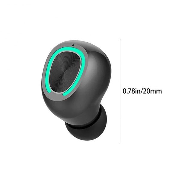 TWS Wireless Headphone Invisible Bluetooth Earphone Mini Single In Ear Earbuds With Mic 18D Sound Quality Headset 12H Music Time Fanbr