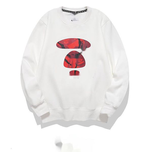 Bapeshirts New Comforters Sets Head Coat Fashion Brand Sweater Mens And Womens Pullover Round Neck Pure Cotton Long Sleeve Top Versatile Hig