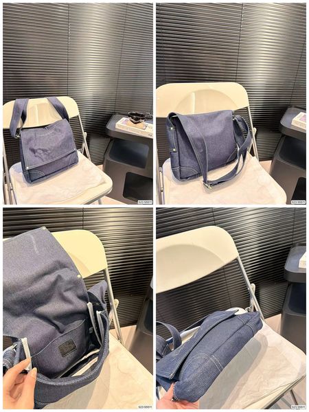 Designer Bags vintage denim Shoulder Handbag Purse bag mens women jeans Never Crossbody Pillow Totes large capacity