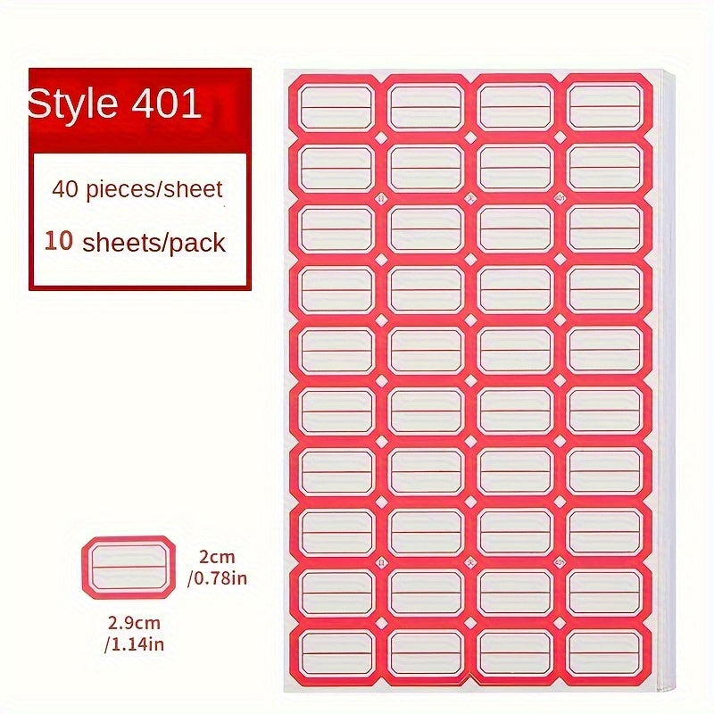 TEMU 400pcs Self-adhesive Label Stickers - Price And Food Date Markers, Kitchen Organization And Office Supplies, Kitchen Organization |