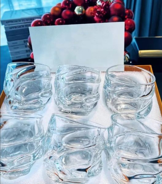 Sublimation Shot Glass,White Blank Wine Glass with Gold Line, Heat Thermal Transfer Drinking Mug, Clear Liquor Cup for Whiskey, Beer, Party