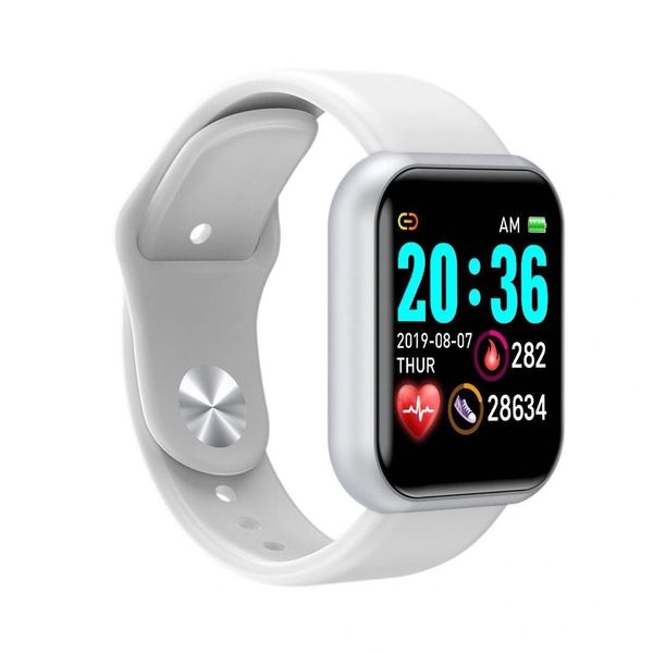 D20 Y68 SmartWatch Fitness Bracelet with Blood Pressure Heart Rate Monitor Pedometer Cardio Bracelet - Smart Watch for Men and Women