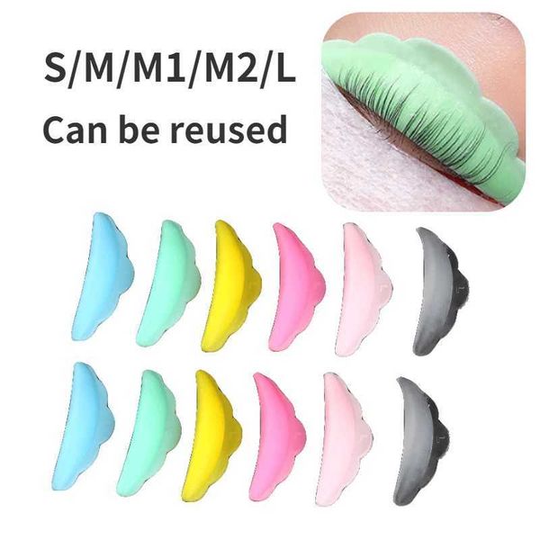 5 Pairs Silicone Curlers Curl Eyelash Pads Set Eye Lash Extension Perm Tools Eyelash Lifting Kit Accessories Reusable Y240810