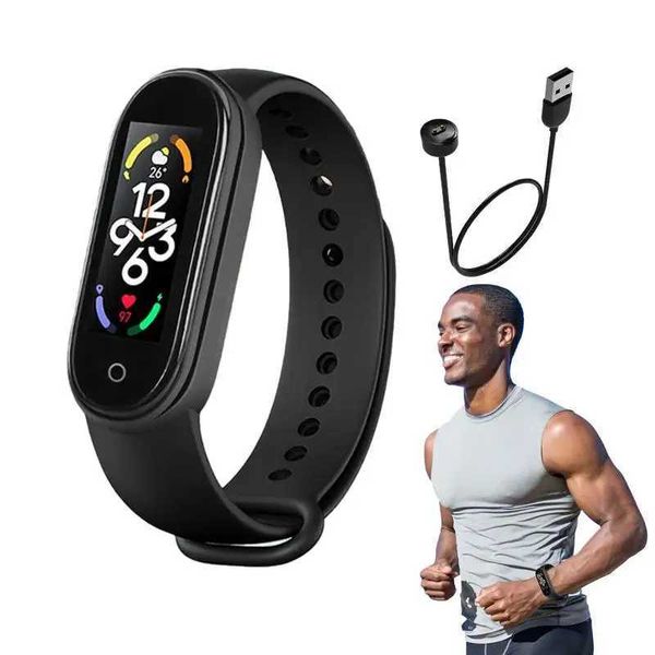 M7 smartwatch Smartband Rate smartwatch fitness tracker blood pressure exercise bracelet suitable for Mi Band 7 mens temperature Y241114