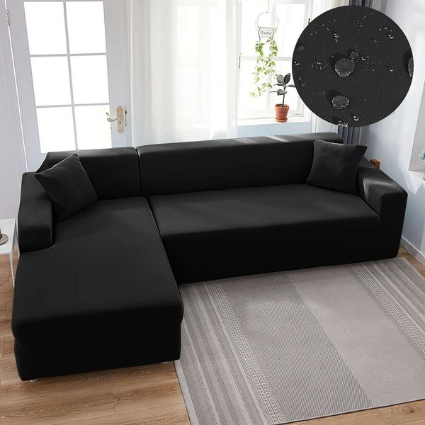 1pc Fabric Stretch Waterproof Sofa Slipcover Couch Cover Furniture Protector for Bedroom Office Living Room Home Decor