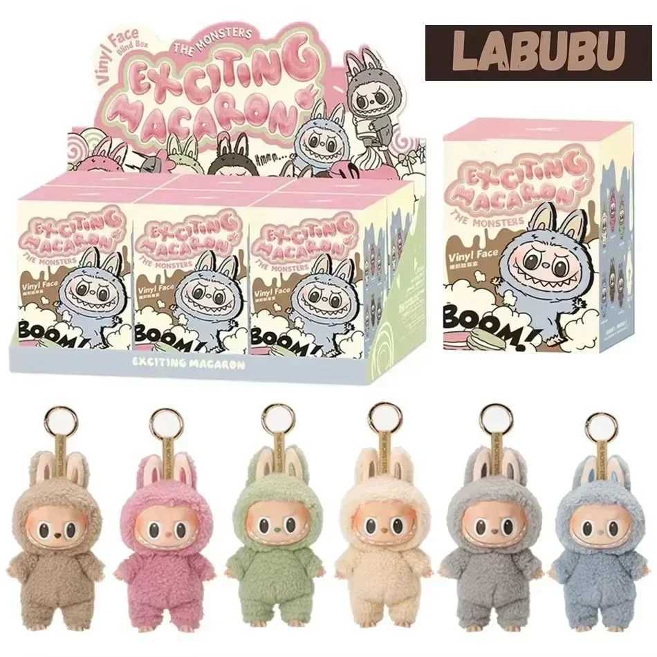Labubu Anime Figure Have A Seat Series aron 2 Pendant Doll the monsters gift Vinyl blind bag Cute Monster Blind Box T250227
