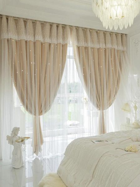 Curtain Maiden Heart Princess Wind French Romantic Lace Double Bedroom Living Room