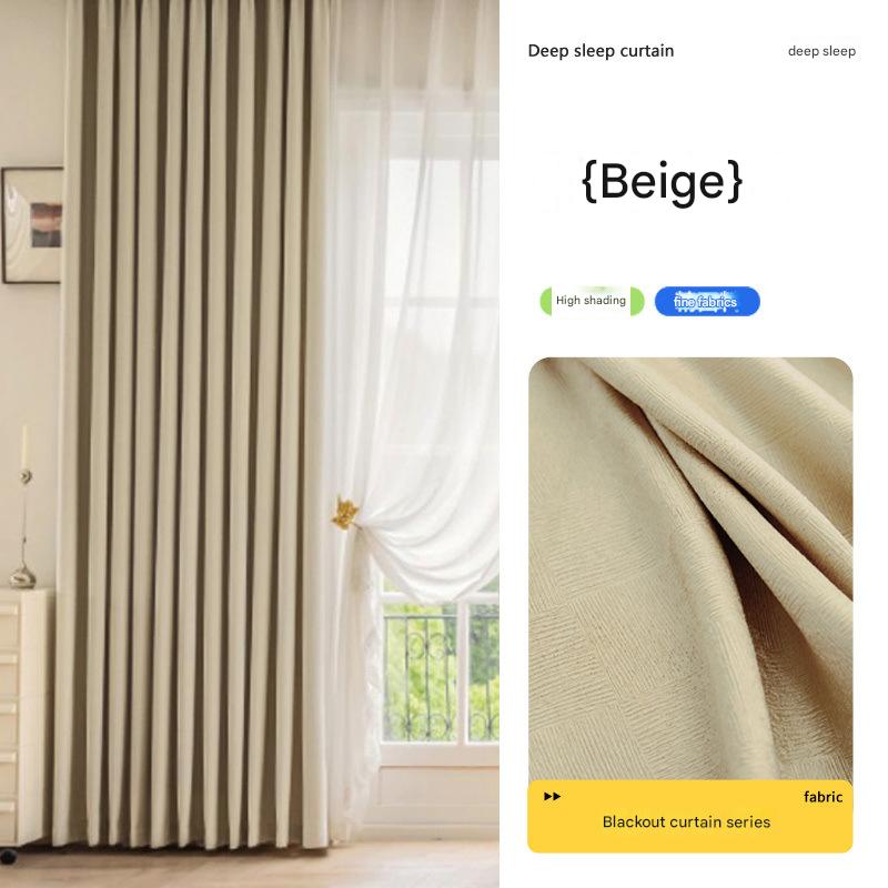 YL-36771 curtain special price living room bedroom blackout curtains hook type floating curtains rental room door curtains wholesale