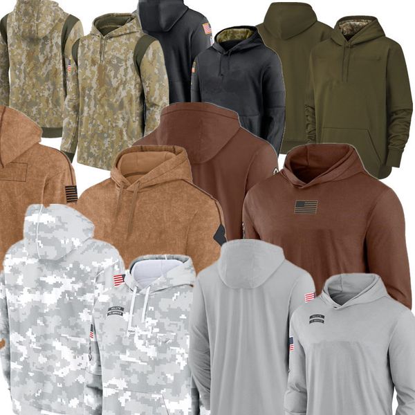 Gray 2024 Salute to Service Hoodie men women Football Jackets
