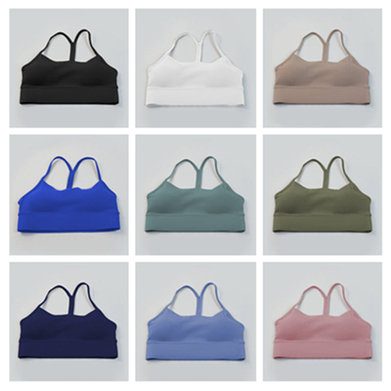 Women&#039;s Yoga Outfits Flow Y Sport Bra Women Energy Workout Vest Crop Tops Breathable Padded Gym Running Push Up Lingerie Underwear