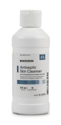 McKesson Antiseptic Skin Cleanser, 8 oz Flip Top Bottle, Each
