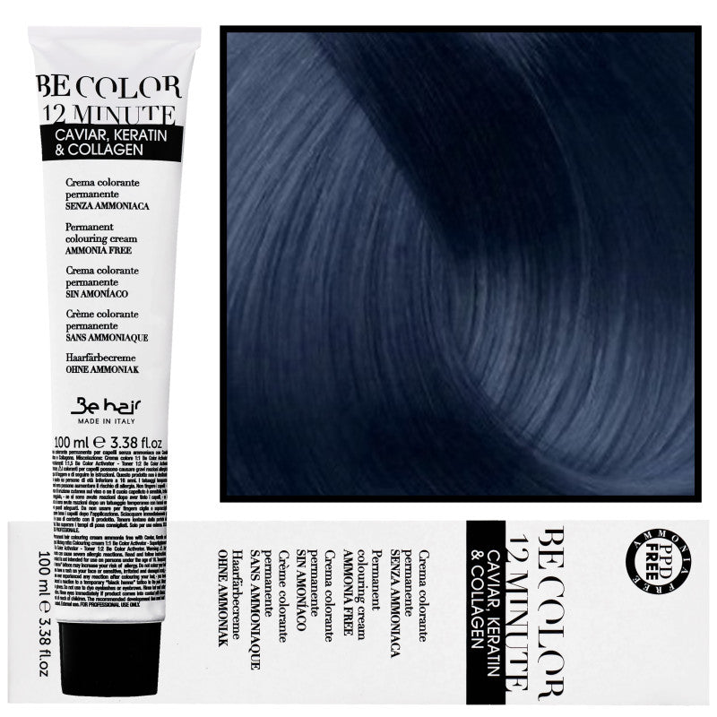 Be Hair Be Color Hårfarge 12 minutter 100ml 1.11 | Blåsvart