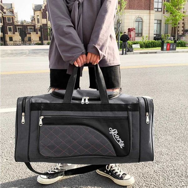 Oxford Dry Wet Separation Bags Large Capacity Portable Gym Bags Multifunctional Wear-resistant Side Zippers for Travel SwimmingXJ240907