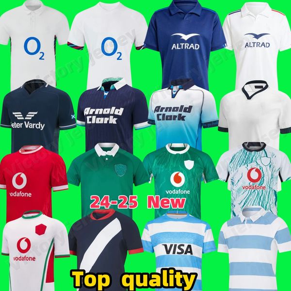 2024 2025 Ireland jerseys Argentinas 24 25 World Rugby Jerseys Australia Fiji South Portugal Scotland Welsh NZ Englands Africa rugby shirts