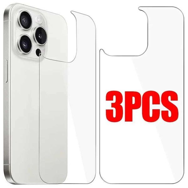 Cell Phone Screen Protectors For 13 Mini 13 14 15 16Plus 16Pro Max Rear Temper Glass Protective Film HD Clear Anti-scratch Back Screen Prote