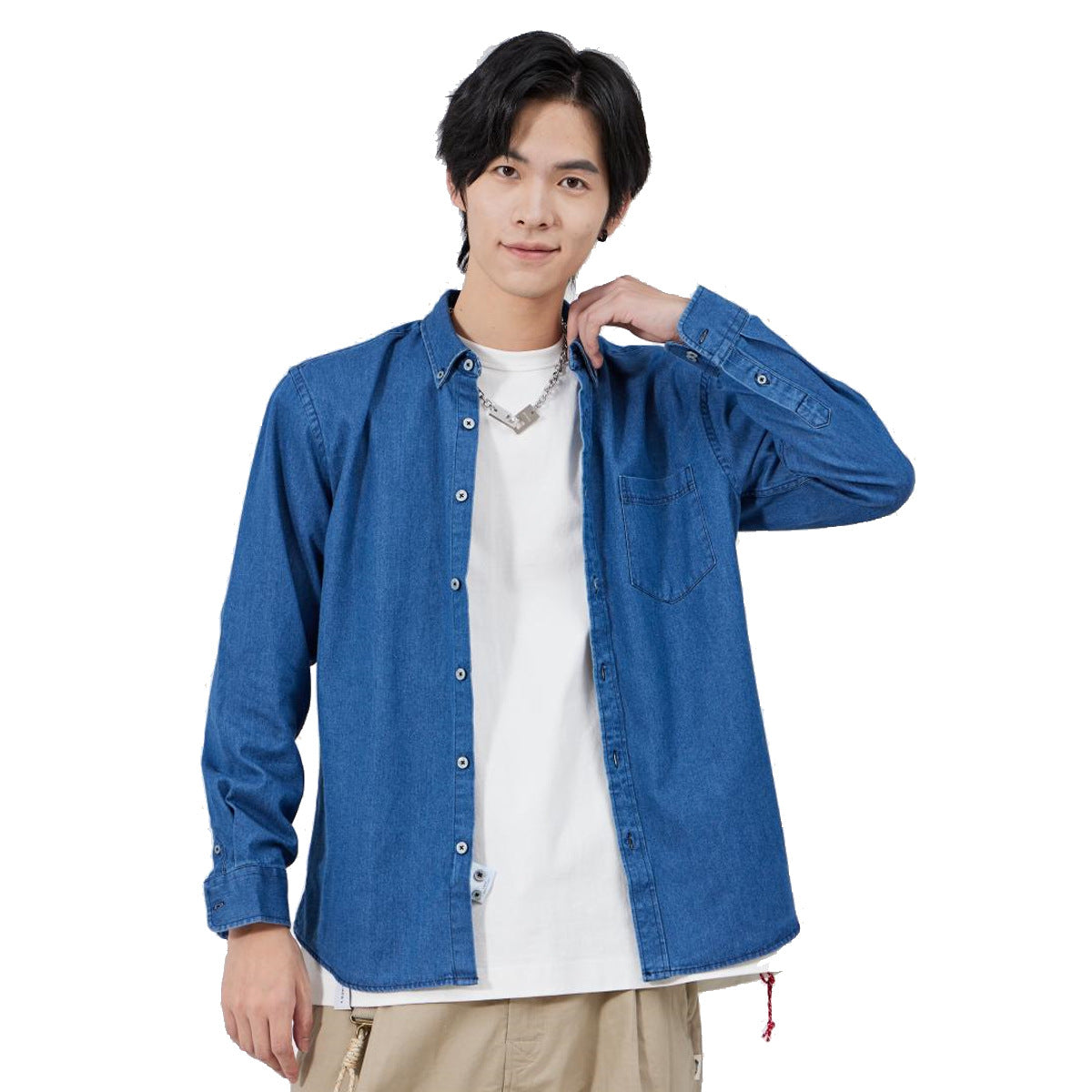 L40995 Spring and autumn heavyweight jacket sweatshirt double zipper hooded cardigan men&#039;s sweatshirt