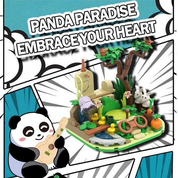 Animal and plant models puzzle and hands-on abilities outdoor adventure toys science education miniature building block toysC250108