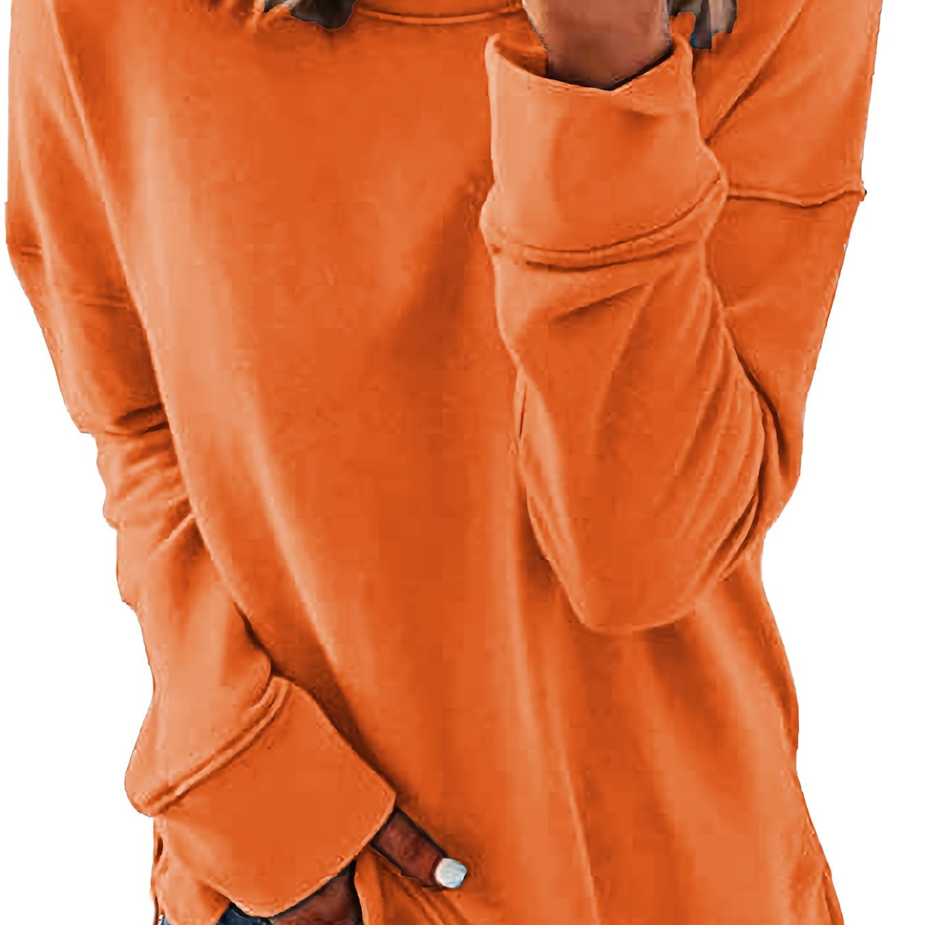 TEMU Womens Sweatshirts Fall Fashion 2024 Long Sleeve Tops Casual Crewneck Comfy Shirts