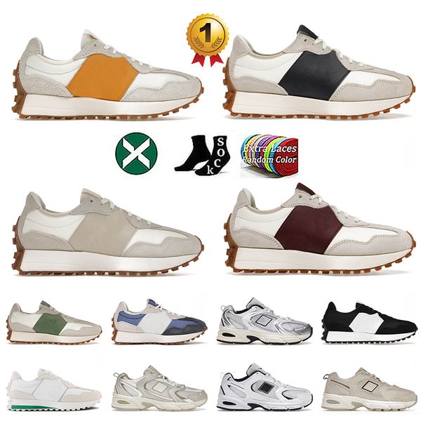 Sapatos de designer de luxo Mulheres ao ar livre Casual Sports Running Running Shoes Men Mesh respirável Exteriorpace bege goma branca goma