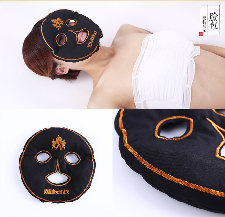 Alishan sea salt bag waist pack natural thermotherapy salt bags cervical eye face therapy bags salt packets salt hot pack