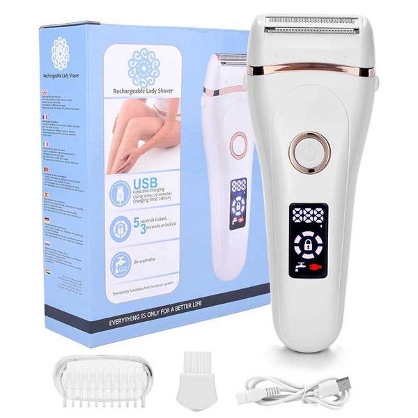 Epilator Epilator Electric Shaver women Depilator Rechargeable Razor Hair Removal trimmer epilator for face bikini body underarm Shaving L24
