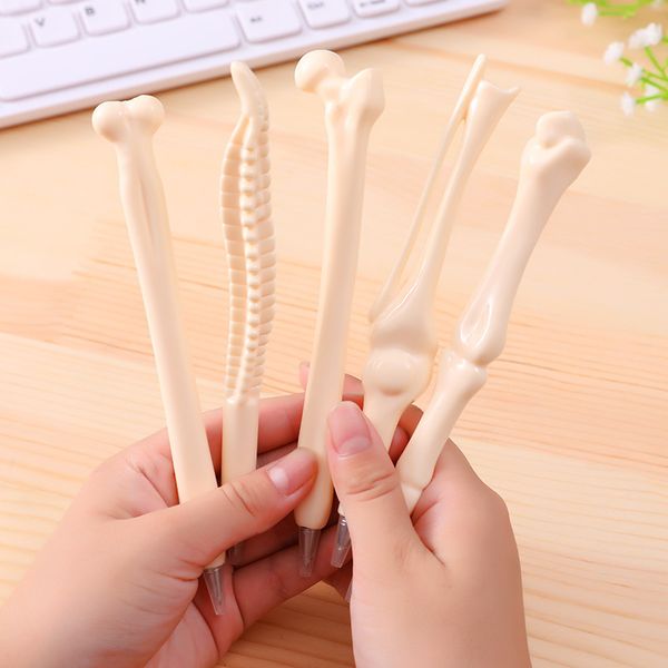 Ballpoint Pens 5PcsSet Funny Lifelike Bone Shape Ballpoint Pen School Office Writing Supplies Gift Stationery 230816