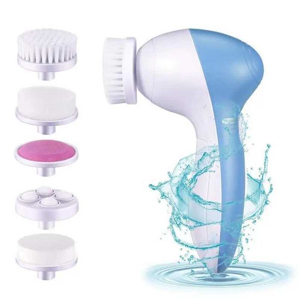 Multifunctional Silicone Face Cleaner Rechargeable Facial Cleansing Brush Blackhead Removal Acne Pore Cleanser Machine Y240821