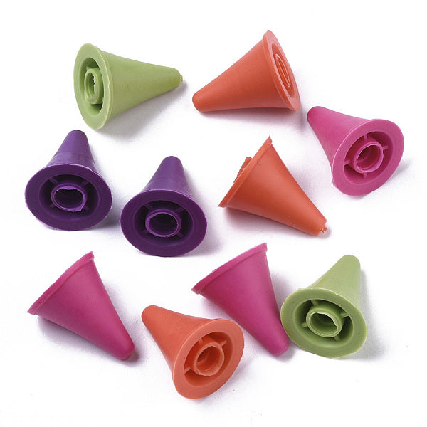 Plastic DIY Weaving Tool Knitting Needle Caps