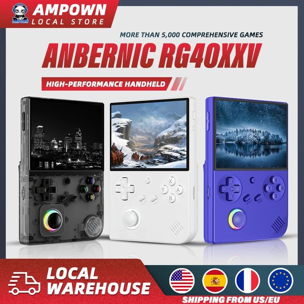 ANBERNIC RG 40XXV 4.0inch IPS Screen Retro Handheld Game Console Video Player Linux 5G WIFI Bluetooth 256G 300 PSP Games Gift 250121