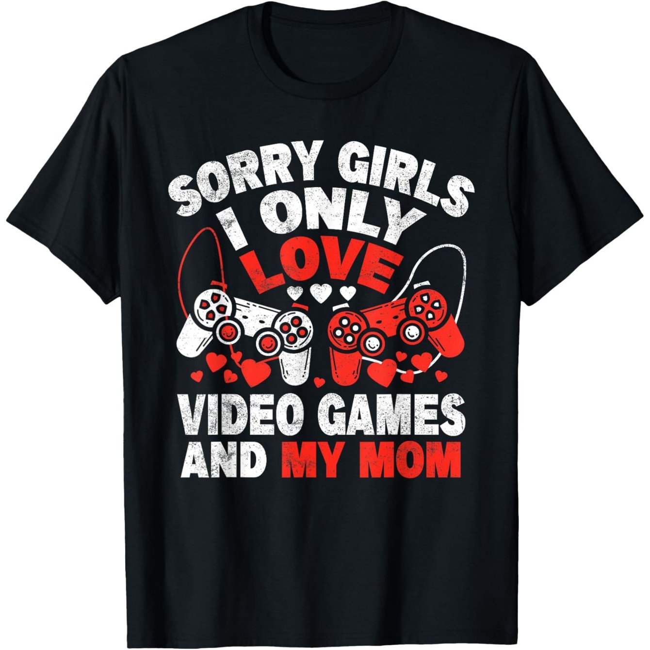 TEMU Video Games And Valentine Day T-shirt For Boys Soft Fabric, Breathable, Comfortable Short Sleeve Tees Boys Shirts Boy Girl Best Gift