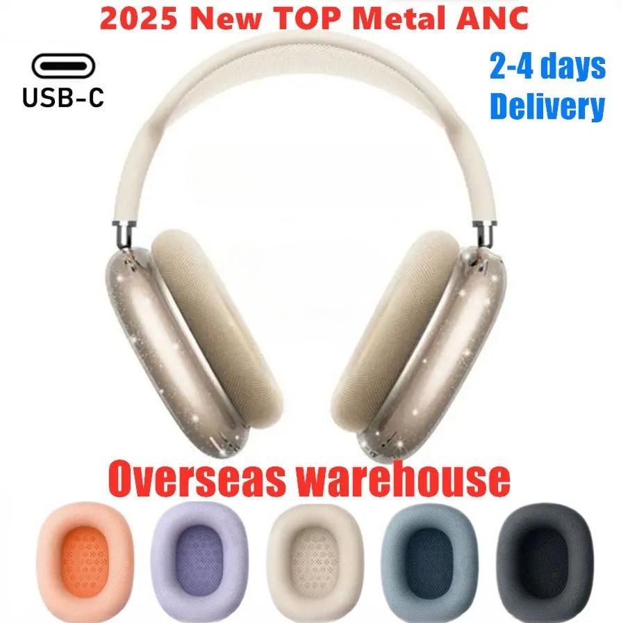 For Airpods Max ANC Wireless Headphone Accessories Transparent TPU Solid Silicone Waterproof Protective Case Max Headphones Headset Cover Case