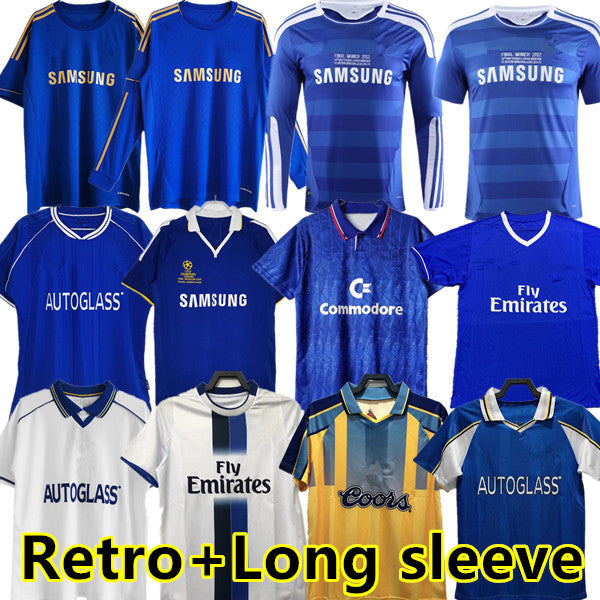 CFC 1999 Retro Soccer Jerseys Lampard Torres Drogba 01 03 08 09 Football Shirts Camiseta WISE finals 2011 12 13 89 91 95 97 99 TERRY ROBBEN GULLIT L