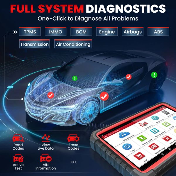 LAUNCH X431 PRO3S+ V5.0 10.1&quot; Car diagnosis Tools Full System CANFD DOIP SGW Online Coding tpms 37+ Service obd2 scanner