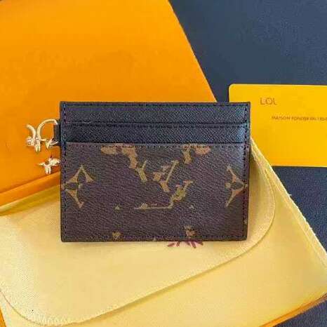 Designer Leather Card Holder Blossom Pendants Mini Credit Cards Holders Wallets Man Purse Card Holder Women Wallet Designer Purses Designer lvsebag8