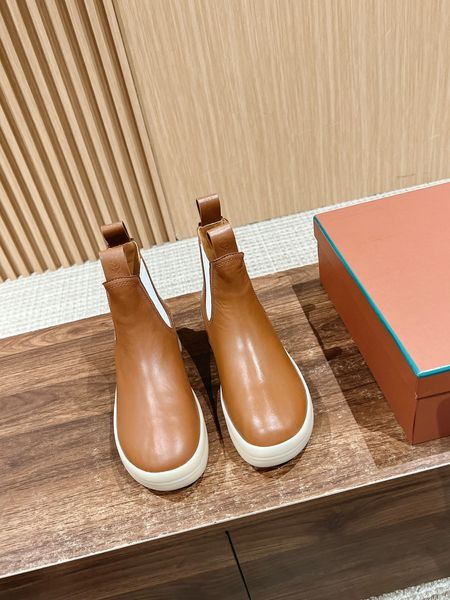 L P Brand Boots Rain Boots Designer Shoes para Mãe Genuine Leather Outdoor Sports Luxury Gift Authentic Packing Mothers Day 00500