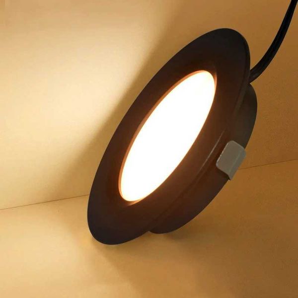 DC12V LED recessed pendant light 3W LED spotlight panel light ultra-thin 14mm D55mm kitchen and living room tube light CL240830