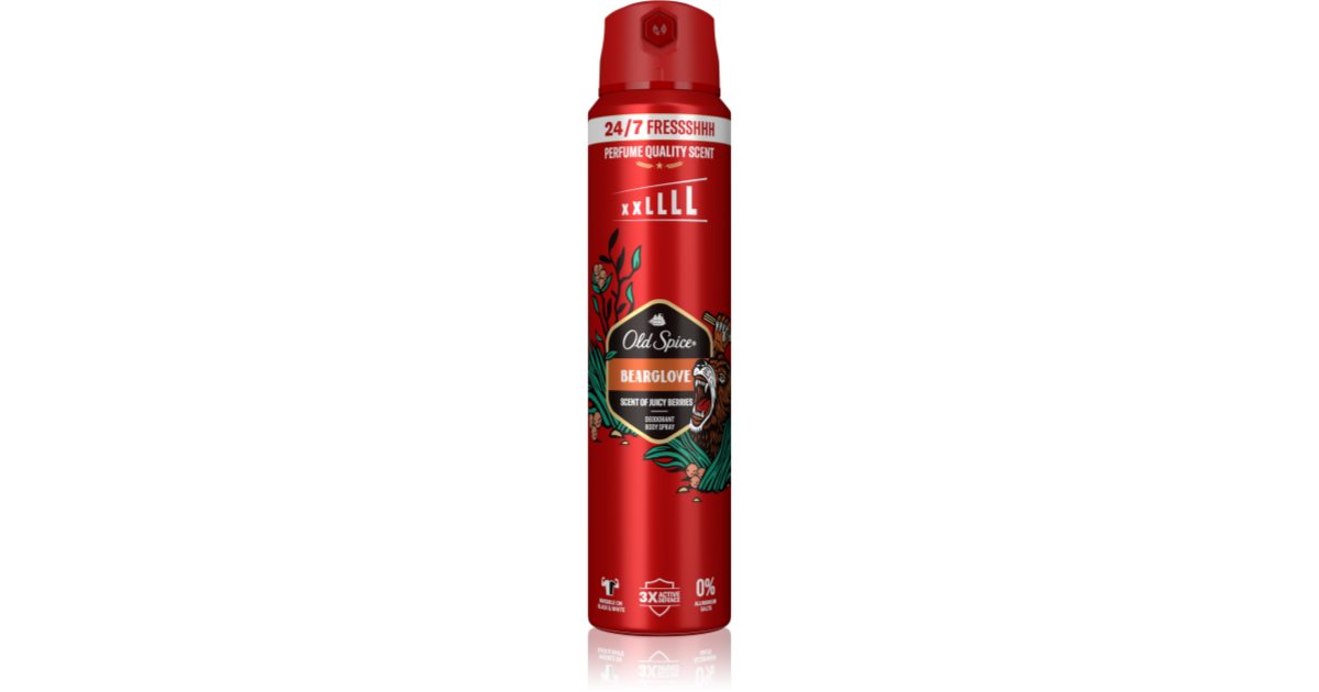 Old Spice Deodorant spray răcoritor Bearglove pentru bărbați 250 ml