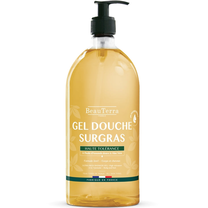 BeauTerra Surgras dusjgelé - høy toleranse 1L