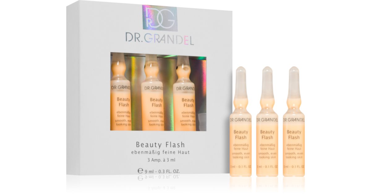 Dr. Grandel Beauty Flash hetteglass for una perfekt hud 3×3 ml