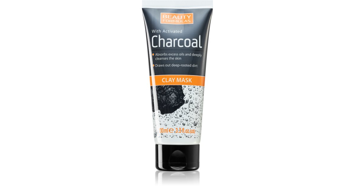 Beauty Formulas Deep cleansing face mask with activated charcoal 100ml